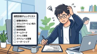 エンジニアに向いている人の診断イメージ